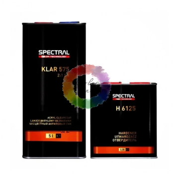 Лак бесцветный Klar SPECTRAL  575 2+1, 5л + Отвердитель Н6125, KLAR 535/575, 2,5л