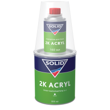 Акриловый грунт-наполнитель Solid 5+1 2K Acryl, черный