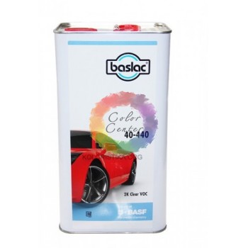  BASLAC 40-440 Лак прозрачный HS VOC, пропорция 2:1, 5л, без отвердителя