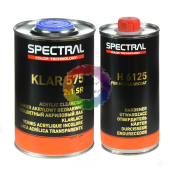 Лак бесцветный Spectral Klar 575 (SR) 2+1, 1л + Отвердитель Н6125, 0,5л