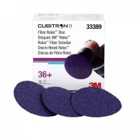 3M 36+ Фібровий диск Cubitron II з кріпленням Roloc, 75 мм